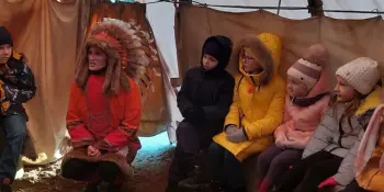 Учащиеся 2-х классов побывали " В гостях у хаски"