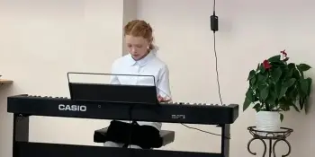 Отчётный концерт учащихся по классу фортепиано