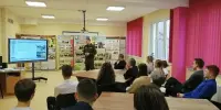Представитель УО "Военная академия Республики Беларусь" встретился с учащимися 11А класса