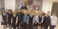 Накануне празднования Дня отца учащиеся 2В класса посетили школьный музей