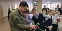 Выставка военного обмундирования и оружия