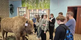 Учащиеся 8В класса посетили музей природы ГУДО "Борисовский центр экологии и туризма"