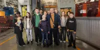 Сегодня учащиеся 7 Б, 5 А классов посетили День открытых дверей на ОАО БелАЗ
