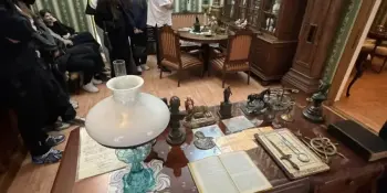 Учащиеся 8-11 классов посетили дом-музей И.Х.Колодеева