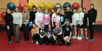 Учащиеся приняли участие в тренировке по аэробике в рамках проекта "Альтернатива"