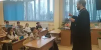 С учащимися учреждения образования провел встречу клирик Князь-Владимирского храма