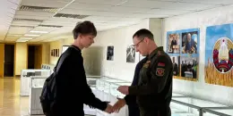 Учащимся вручены удостоверения призывников