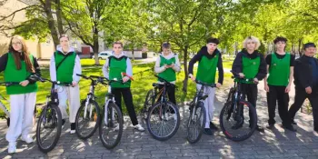 Учащиеся и руководитель по ВПВ приняли участие в районном велопробеге