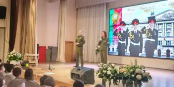 Курсанты Минского суворовского военного училища провели профориентационную встречу