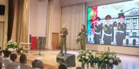 Курсанты Минского суворовского военного училища провели профориентационную встречу