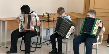 Отчетный концерт по классу фортепиано и баяна